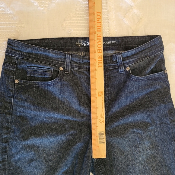 Style & Co High Rise Straight-Leg Jeans - Picture 3 of 5